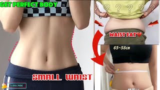 TOP EXERCISES FOR SMALL WAIST IN 10 DAY  GET Slim waist amp PERFECT ABS [upl. by Clough522]