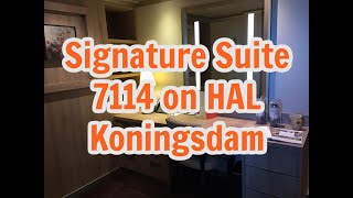 Signature Suite Tour 7114 on HAL Koningsdam Jan 2020 [upl. by Sev615]