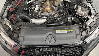 Audi S4 B9 Catless Downpipe Exhaust Sounds [upl. by Akahs]