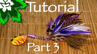 Bucktail Tying Tutorial  Part 3 the Collar  pike amp muskie spinner bait lure [upl. by Nitin239]