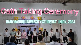 Vice Chancellor and RGUSU Executives l Oath Taking Ceremony 2024 [upl. by Animor]