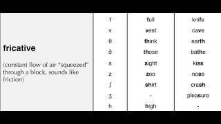 Fricative sounds  Consonants  Voice and accent  British accent [upl. by Novoj880]