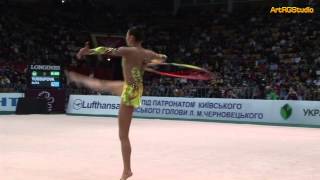 YUSSUPOVA Aliya KAZ Hoop  2008 World Cup Kiev Rhythmic Gymnastics Кубок Дерюгиной [upl. by Ahseneuq]