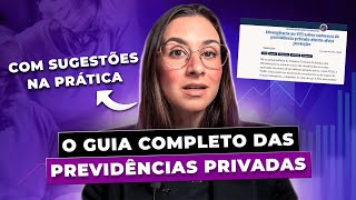 O Guia Completo das PREVIDÊNCIAS PRIVADAS pra que serve como escolher vale a pena ou não [upl. by Toft]