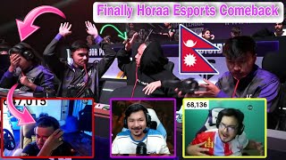 Finally Horaa Esports Got WWCD🔥  Nofear Was Convinced  Streamer Reaction  8 Kill With Chicken 🏆 [upl. by Theresa]