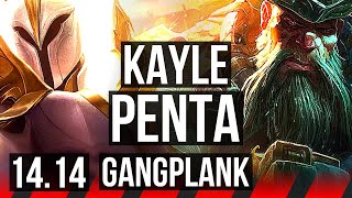 KAYLE vs GANGPLANK TOP  Penta 700 games Dominating  EUW Grandmaster  1414 [upl. by Alano]