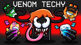 Playing as VENOM in Among Us With MY CRAZY FAN GIRLS [upl. by Kcirdes]