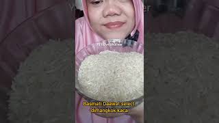 DYMA ASMR RAW RICE EATING Makan Beras Mentah asmrsounds shorts mukbang Dymareal dymavlog [upl. by Acinor]