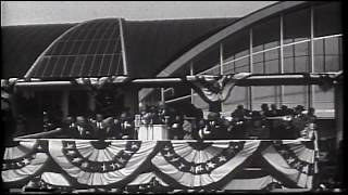 1956 Lambert Airport terminal dedication [upl. by Emirej]