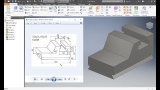 Autodesk inventor Tutorial for beginners Tool Post Face Draft  Draft Feature Bahasa Indonesia [upl. by Astrid]