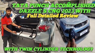 Punch Accomplished Dazzle S CNG tatapunch punch newforever tatamotors review car [upl. by Morganstein510]