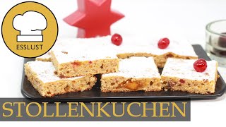 STOLLENKUCHEN vom BLECH [upl. by Asyen]