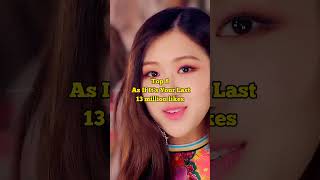 Top 10 most liked Blackpink songs shorts blackpink lisa jennie jisoo rosé blink edit [upl. by Letnoj]