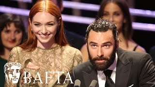 Poldark Wins Radio Times Audience Award  BAFTA TV Awards 2016 [upl. by Lewert]