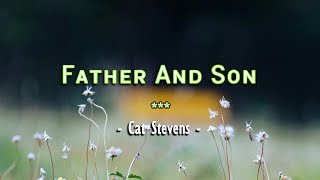 Father And Son  KARAOKE VERSION  as popularized by Cat Stevens [upl. by Frederick]