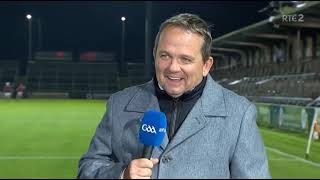 DAVY FITZGERALD SPEAKS DURING SLAUGHTNEIL V CUSHENDALL  2024 ULSTER CLUB HURLING  RTE SPORT [upl. by Suirtemed613]