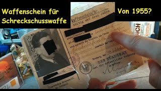 Gab es den kleinen Waffenschein schon in den 50er Jahren Für Schreckschusswaffen [upl. by Saidnac289]