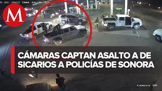 Sicarios despojan a policías estatales de sus patrullas Sonora [upl. by Sakovich912]