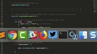 Downloading Text Using Blobs URLcreateObjectURL And The Anchor Download Attribute In JavaScript [upl. by Durarte138]