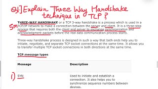 54 Three Way Handshake process Transport Layer Computer Network [upl. by Hudson]