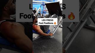 Leg Press Foot Positions EXPLAINED 🫣🔥 bodybuilding legs legpress gym ytshorts shorts fit leg [upl. by Anaeg]