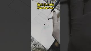 How to prepare blood smear  Hematology practical  Laishman stain [upl. by Oatis753]