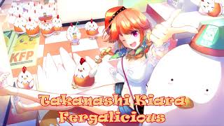 Fergalicious Takanashi Kiara Karaoke Cover Clean Audio Edit [upl. by Brenda340]