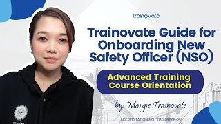 Trainovate Guide for Onboarding New Safety Officer NSO [upl. by Lebaron]