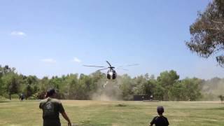 MD500E landing at Kit Carson Park for a festivalThis is from 2012 [upl. by Graf]