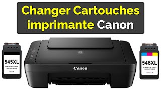 Comment changer Cartouche Imprimante Canon [upl. by Lucian]