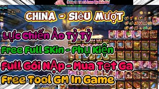 Thần Kiếm H5 Wed China Free Tool Gm In Game Full Skin Full Gói Nạp Lực Chiến Tỷ Tỷ sharegamelau [upl. by Nosbig]