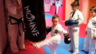 TAEKWONDO KIDS 48 years old TRAINING  Centrum Sztuk Walk TKD Wesoła [upl. by Brittany]