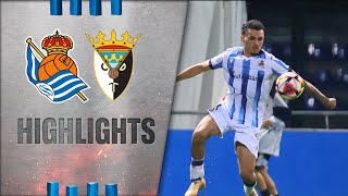 HIGHLIGHTS  2ª RFEF  J9  Real Sociedad C 1  2 CD Tudelano  Zubieta [upl. by Aggri]