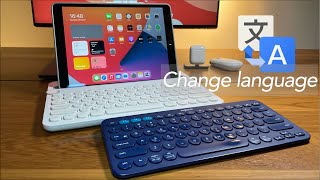 How to change language in K380 and K480 for iPad amp iPhone [upl. by Renrew]