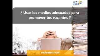 Evaluatest Publicación de Vacantes [upl. by Eednarb]