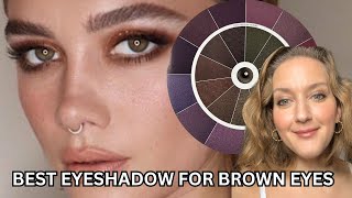 BEST Eyeshadow Colors for BROWN EYES [upl. by Quartus518]