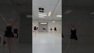 Lets do Pointe Combination in Center  Vaganova training in California dance ballet [upl. by Yenolem594]