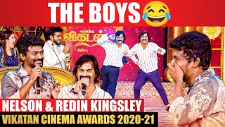 Redin Kingsley ய🤩 எங்கிருந்து கண்டுபுடிச்சீங்க😂  Nelson  Dont Miss the Dance🔥  Vikatan Awards [upl. by Akerue537]