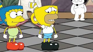 Homer Simpson in Cuphead meets King Dice ft OneyPlays 3LAMESTUDIO [upl. by Freytag]