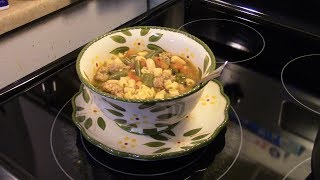 Pressure Cooker Sausage Minestrone Soup [upl. by Mahalia360]