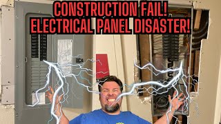 Construction Fail Electrical Panel Disaster [upl. by Ibbob680]