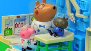 Peppa Pig Toys  Nurse Peppa Pig helps Danny Dog  Stop Motion [upl. by Eseilenna]