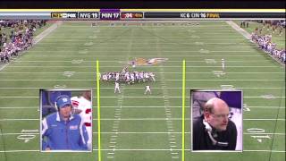 Vikings Clinch Division Championship vs New York Giants 720p Hauppauge HD PVR [upl. by Mond]