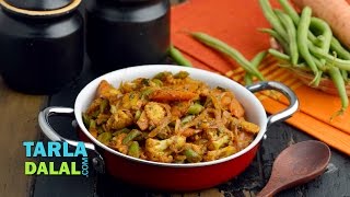 Vegetable Jalfrazie Veg Punjabi Restaurant Style Jalfrazie by Tarla Dalal [upl. by Eugen]