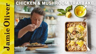 Chicken and Mushroom Traybake l Jamie Fast and Simple l Channel 4 Mondays 8pm [upl. by Onileva]