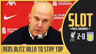 “Liverpool should not need City motivation” Slot on Reds Villa win [upl. by Repooc]