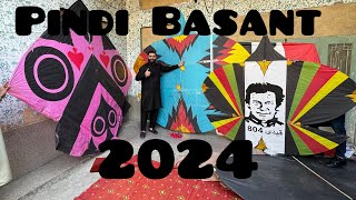 Pindi Basant 2024  Rawalpindi City Basant  Biggest kites ever  Police aa gayai [upl. by Moyra]