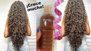 El método de crecimiento MUY RÁPIDO para cabello RIZADO que no crece con nada🤩⚠ [upl. by Resor192]