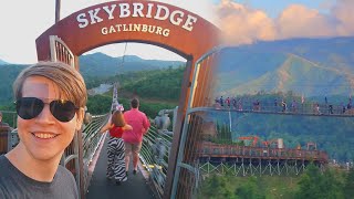 Gatlinburg SkyPark  Gatlinburg SkyBridge amp SkyTrail [upl. by Orville]