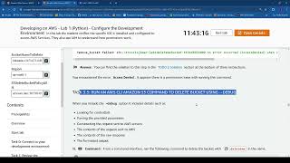 Developing on AWS Lab 1 Python  Configure the Development Environment [upl. by Angela]